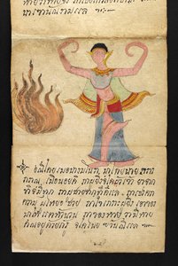 Satra über Wahrsagerei und Ratschläge für ein glückliches und gesundes Leben (Papierfaltbuch) von Thai School