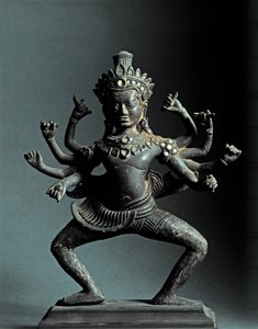 THAI KUNST: Lokevsara Bodhisattva oder Siva. Lopburi Stil von Thai School
