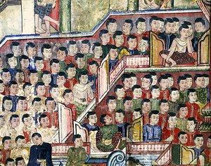 Wiharn Laikarn, Episode aus Jataka Sang Thong von Thai School