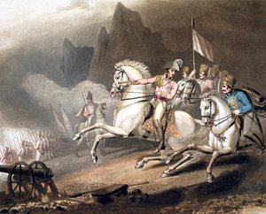 Schlacht in den Pyrenäen, Spanien, 28. Juli 1813
