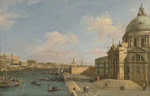 Eingang zum Canal Grande, Venedig, Blick nach Osten, um 1730er von The Bateman Master
