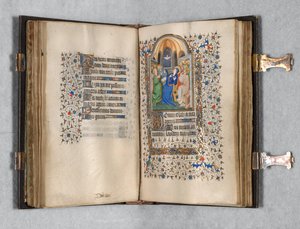 Stundenbuch Gebrauch von Paris: Fol. 108r, Pfingsten, ca. 1420 von The Bedford Master