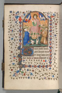 Stundenbuch Gebrauch von Paris: Fol. 204v, Jüngstes Gericht, ca. 1420