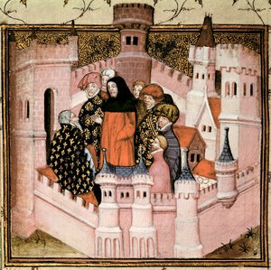 Richard II. empfängt den Earl of Northumberland in Conway, aus der 