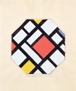 Studie für eine Komposition, 1923 von Theo van Doesburg