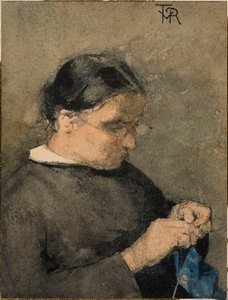 Die Großmutter des Künstlers von Théo van Rysselberghe