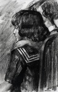 Porträt von Kindern, ca. 1897 von Théo van Rysselberghe