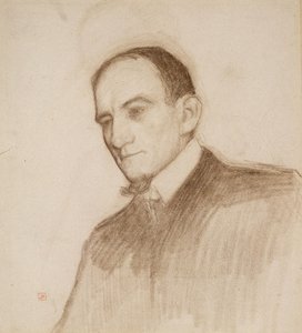 Porträt von Félix Fénéon von Théo van Rysselberghe