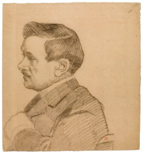Porträt von Maurice Maeterlinck von Théo van Rysselberghe
