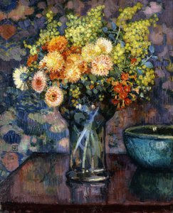 Blumenvase; Vase de Fleurs, ca. 1911 von Théo van Rysselberghe