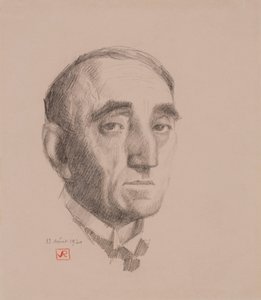 Selbstporträt von Théo van Rysselberghe
