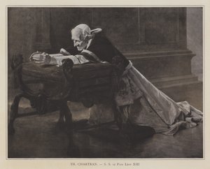 Papst Leo XIII (Litho) von Theobald (after) Chartran