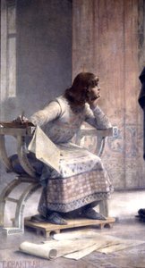 Erziehung des Heiligen Ludwig, ca. 1885