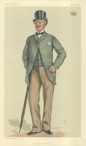 Der Earl of Rosslyn, Die Kirche von Schottland, 12. November 1881, Vanity Fair Karikatur von Theobald Chartran