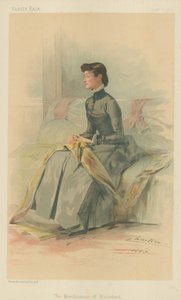 Die Marquise von Waterford, 1. September 1883, Vanity Fair Karikatur