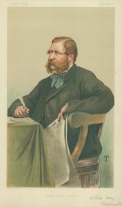 William Henry Waddington, Frankreich beim Kongress, 28. September 1878, Vanity Fair Karikatur von Theobald Chartran