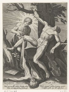 Apollo häutet Marsyas