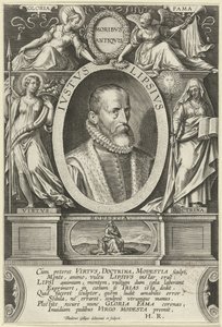 Porträt von Justus Lipsius von Theodoor Galle