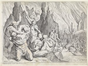 Die Griechen gehen an Bord nach dem Fall von Troja von Theodoor van Thulden