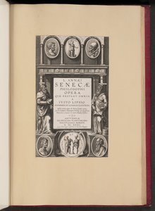 Titelseite für L. Annaei Senecae Philosophi Opera Qvae Exstant Omnia a Ivisto Lipsio