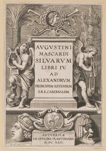 Titelseite für Agostino Mascardi, Silvarium Libri IV