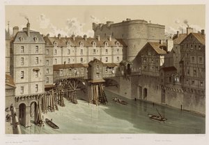 Das kleine Chatelet und die kleine Brücke von Theodor Josef Hubert Hoffbauer