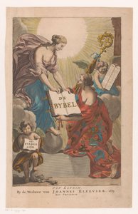 Titelseite für eine Bibel von Theodor Matham