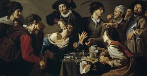 Der Quacksalber, 1620-1625 von Theodor Rombouts
