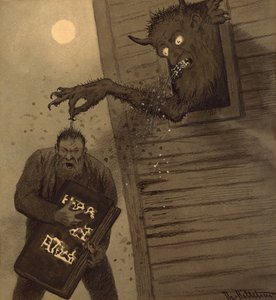 Märchenzeichnung von Theodor Severin Kittelsen