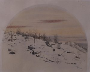 Februar von Theodor Kittelsen