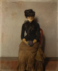 Im Wartezimmer, Paris von Theodor Kittelsen