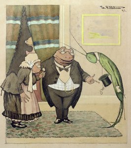 Der junge Herr Green macht einen Besuch von Theodor Kittelsen