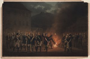 Fackelzug in Heidelberg am 30. Januar 1857, 1857
