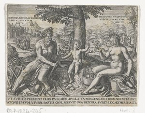 Seifenblasen blasender Junge von Theodor de Bry (attributed to)