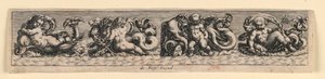 Dekoratives Panel: Seemonster von Theodor de Bry