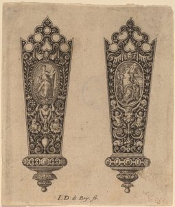 Ornament für Messergriff von Theodor de Bry
