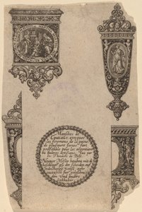 Ornament für Messergriff von Theodor de Bry