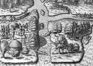 Die französische Expedition in Charlesfort, Parris Island