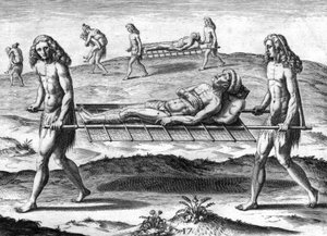 Timucuan-Indianer von Theodor de Bry