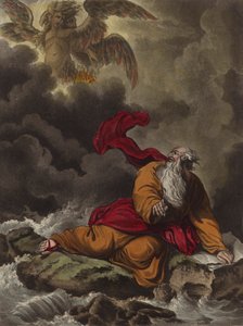Ezechiel und die Cherubim von Theodore (after) Lane