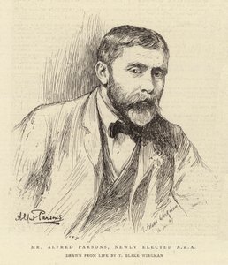 Mr. Alfred Parsons, neu gewählter ARA von Theodore Blake Wirgman