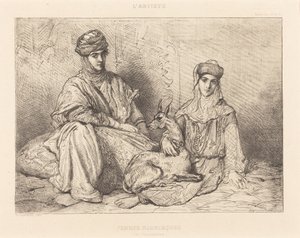 Maurische Frauen aus Constantine von Théodore Chassériau
