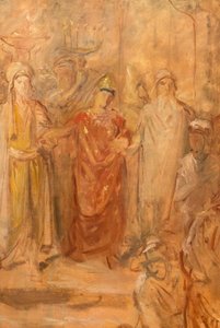 Jüdische Hochzeit in Constantine, Skizze