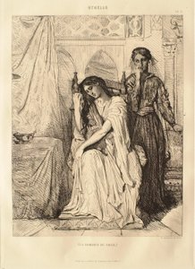 Othello-Suite: Nr. 9 (4. Akt, 3. Szene: Die Weidenromanze) von Théodore Chassériau