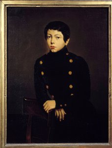 Porträt von Ernest Chasseriau, Schüler der Marineschule von Brest, Bruder des Künstlers von Théodore Chassériau