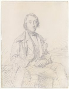Porträt von Félix Ravaisson von Théodore Chassériau