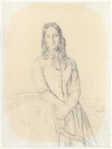 Porträt von Madame Gabrielle Marcotte de Quivières von Théodore Chassériau