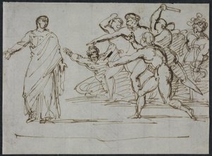 Ermordung von Tiberius von Theodore Gericault