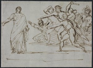 Ermordung des Tiberius von Theodore Gericault