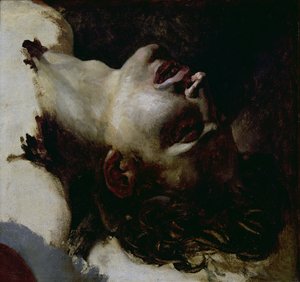 Kopf eines toten jungen Mannes von Theodore Gericault